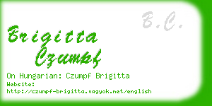 brigitta czumpf business card